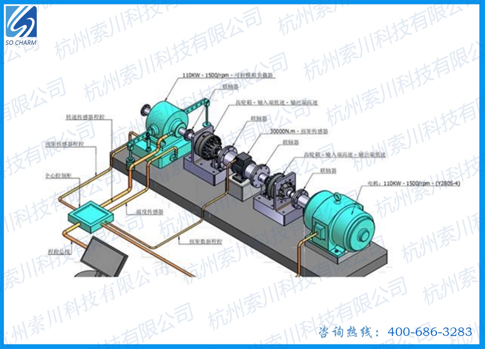 “減速機(jī)電機(jī)測(cè)試臺(tái)”/